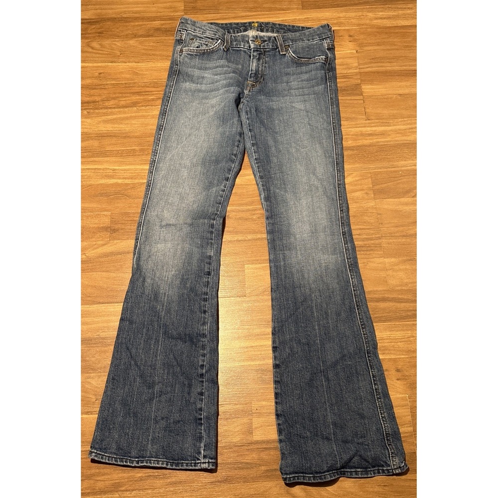 7 For All Mankind A Pocket Flare Jeans Blue Size 29 U130J055U-055U